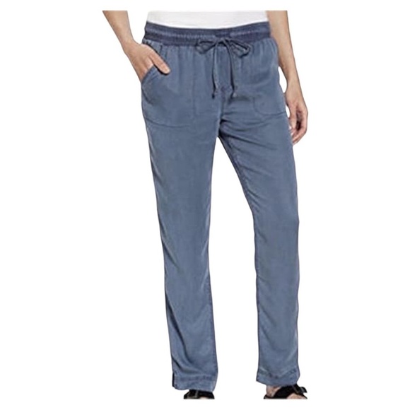 Calvin Klein Jeans Women's Soft Pull-On 100% Lyocell Pant with drawstring waist - Picture 3 of 16